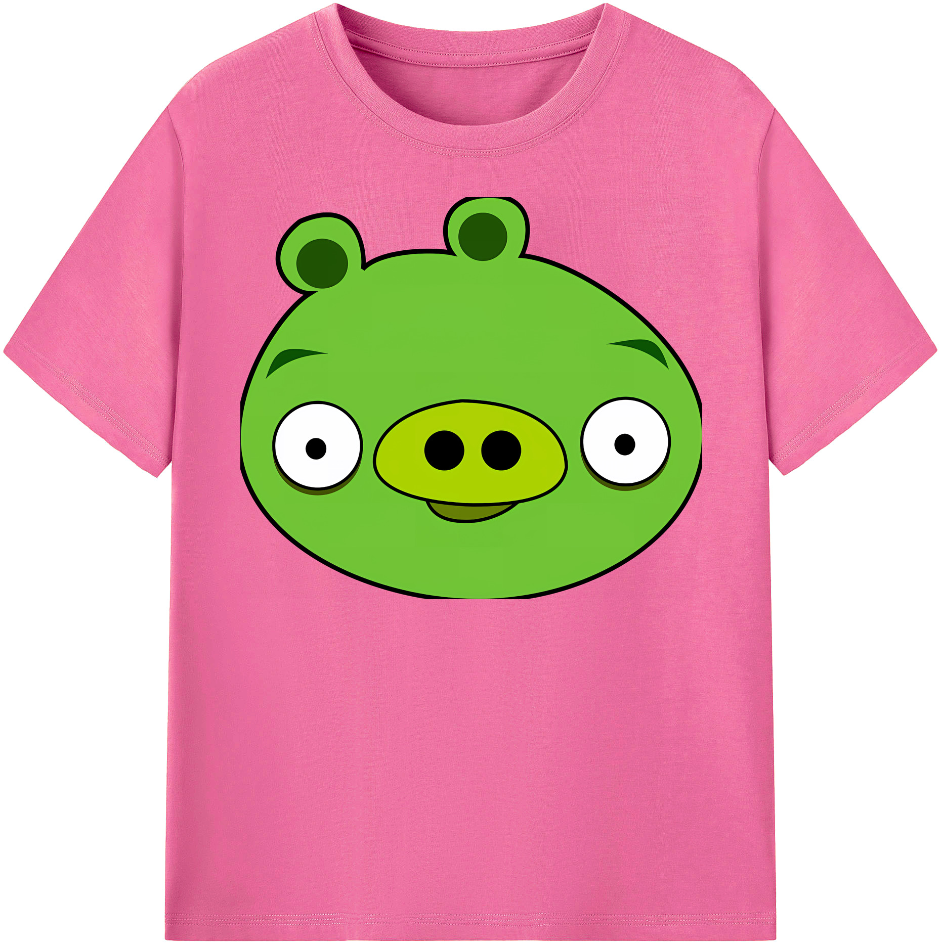 （画像用） Angry Birds アングリーバード レディースカジュアルプリントTシャツ（綿100％）